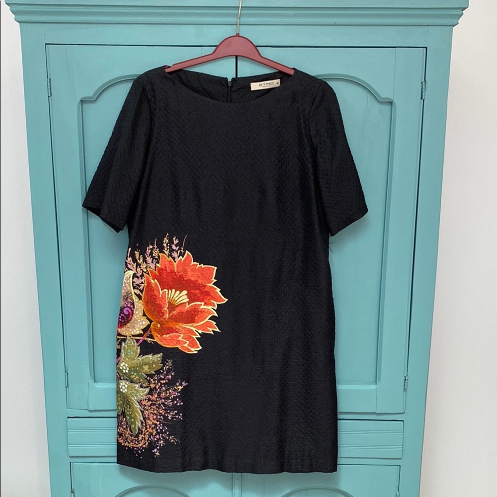 Etro Textured Black Dress
